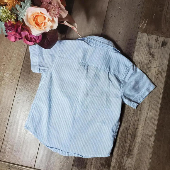Wonder Nation Short Sleeve Woven Button Down Shirt Toddler Boys Size 2T - Picture 7 of 7